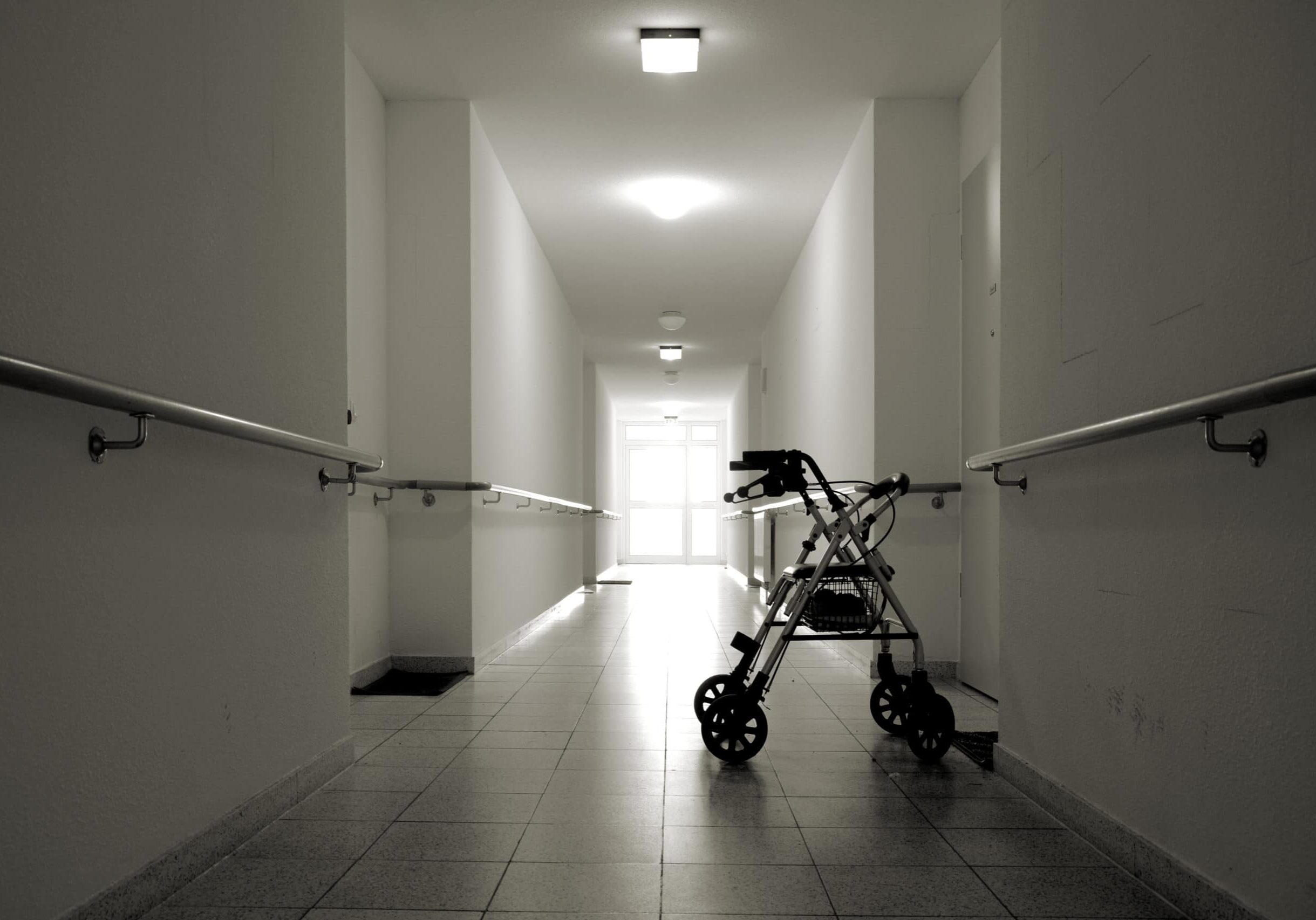 Corridor,With,Walker,In,A,Nursing,Home