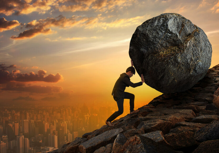 Business,Man,Pushing,Large,Stone,Up,To,Hill,,,Business Business,Man,Pushing,Large,Stone,Up,To,Hill,,,Business